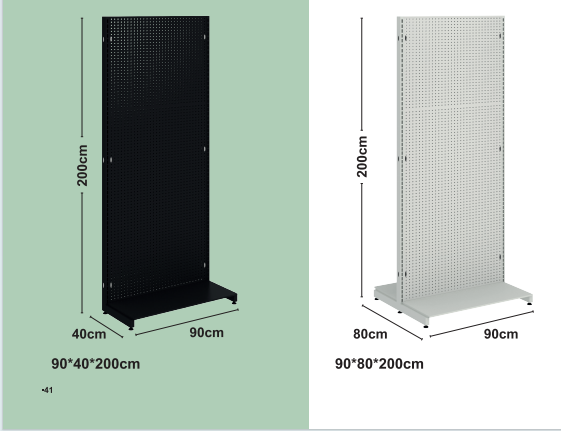 Mega Pegboard çerçeve rafları