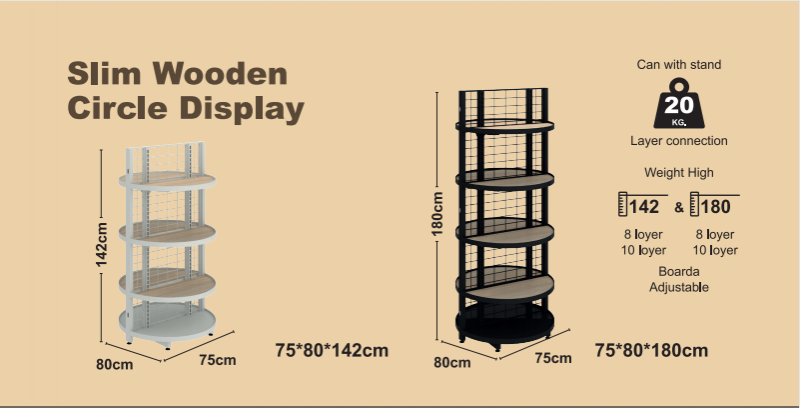 Slim Ahşap Çember Ekranı