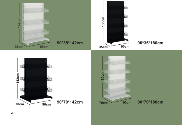Güçlü Wire Shelves
